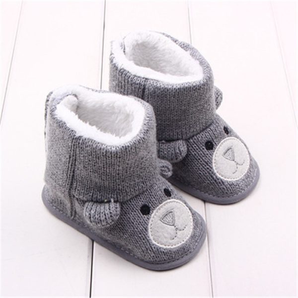 Baby's Warm Soft High Cotton Shoes - Image 4