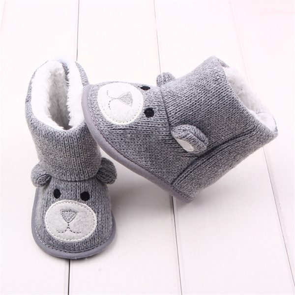 Baby's Warm Soft High Cotton Shoes - Image 3