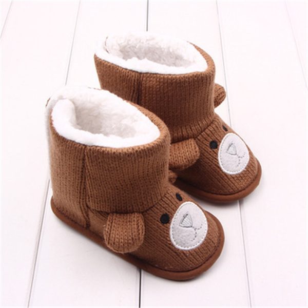 Baby's Warm Soft High Cotton Shoes - Image 5